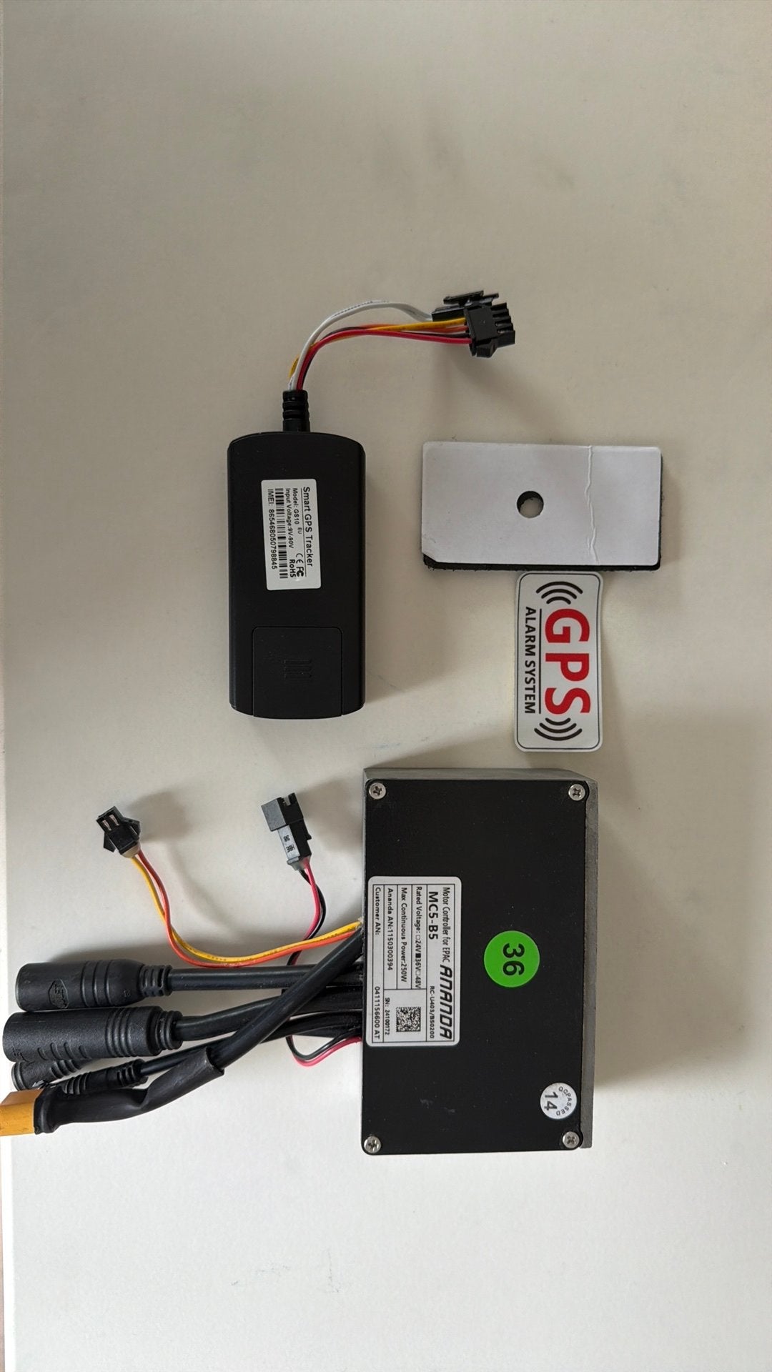 Knaap gps tracker met 36v controller, Ophalen of Verzenden, Nieuw