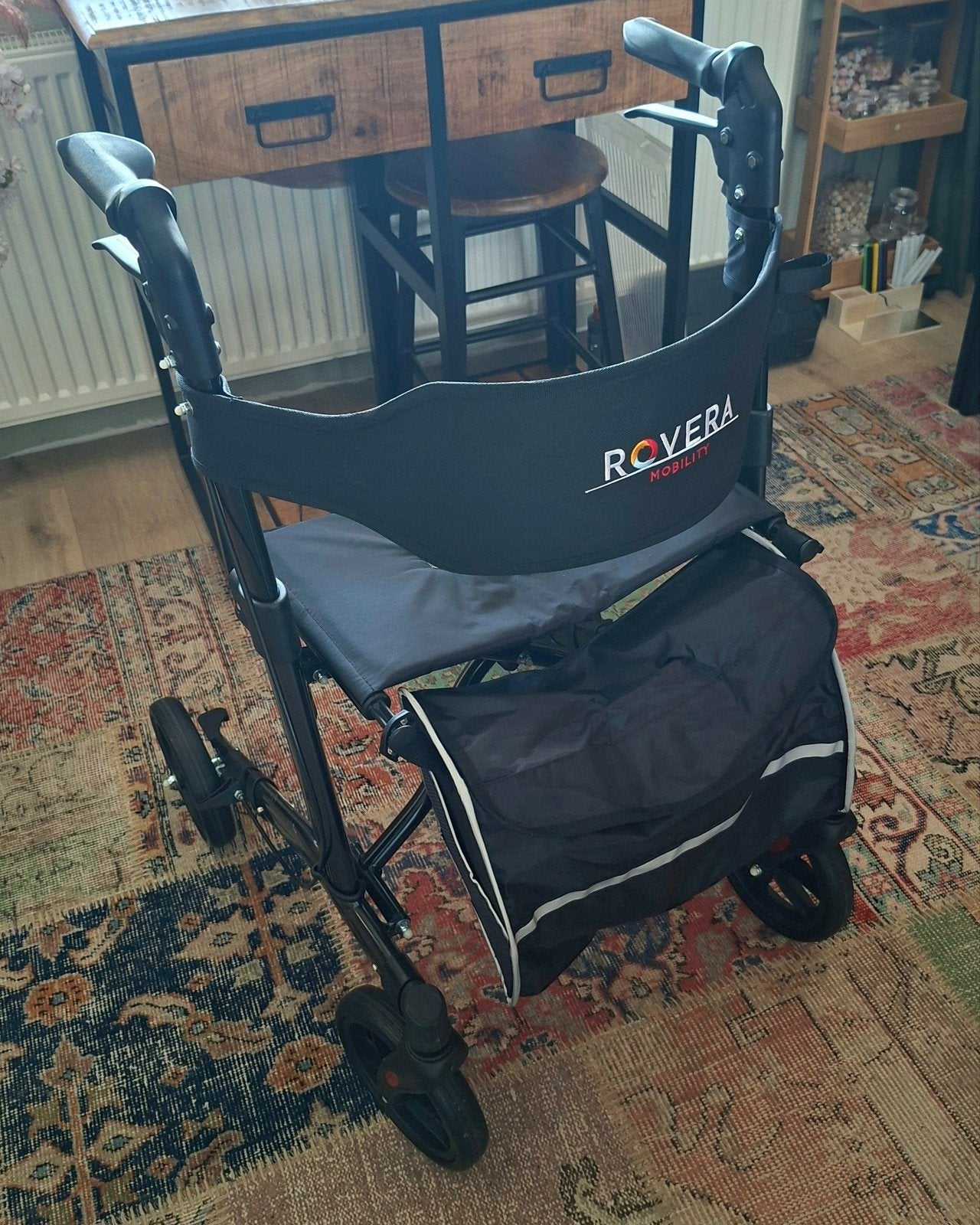 Rovera Mobility Lichtgewicht Rollator, Ophalen, Lichtgewicht, Zo goed als nieuw