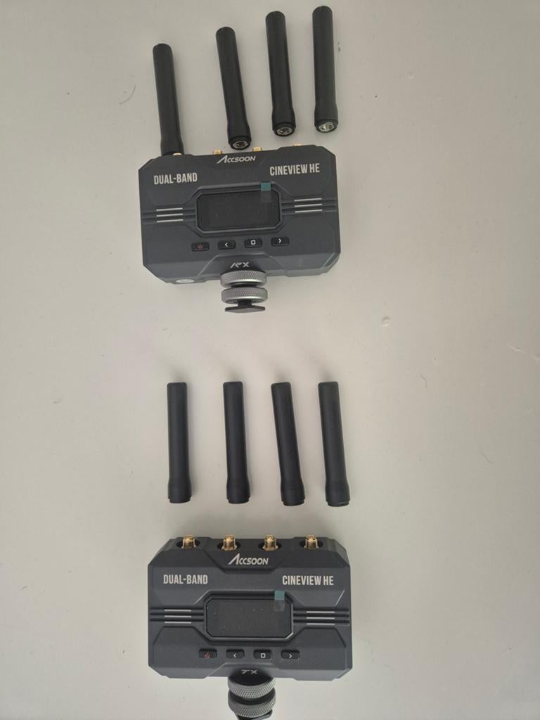 Accsoon CineView HE Dual-Band Wireless Video TX +RX-Compleet, Ophalen, Video