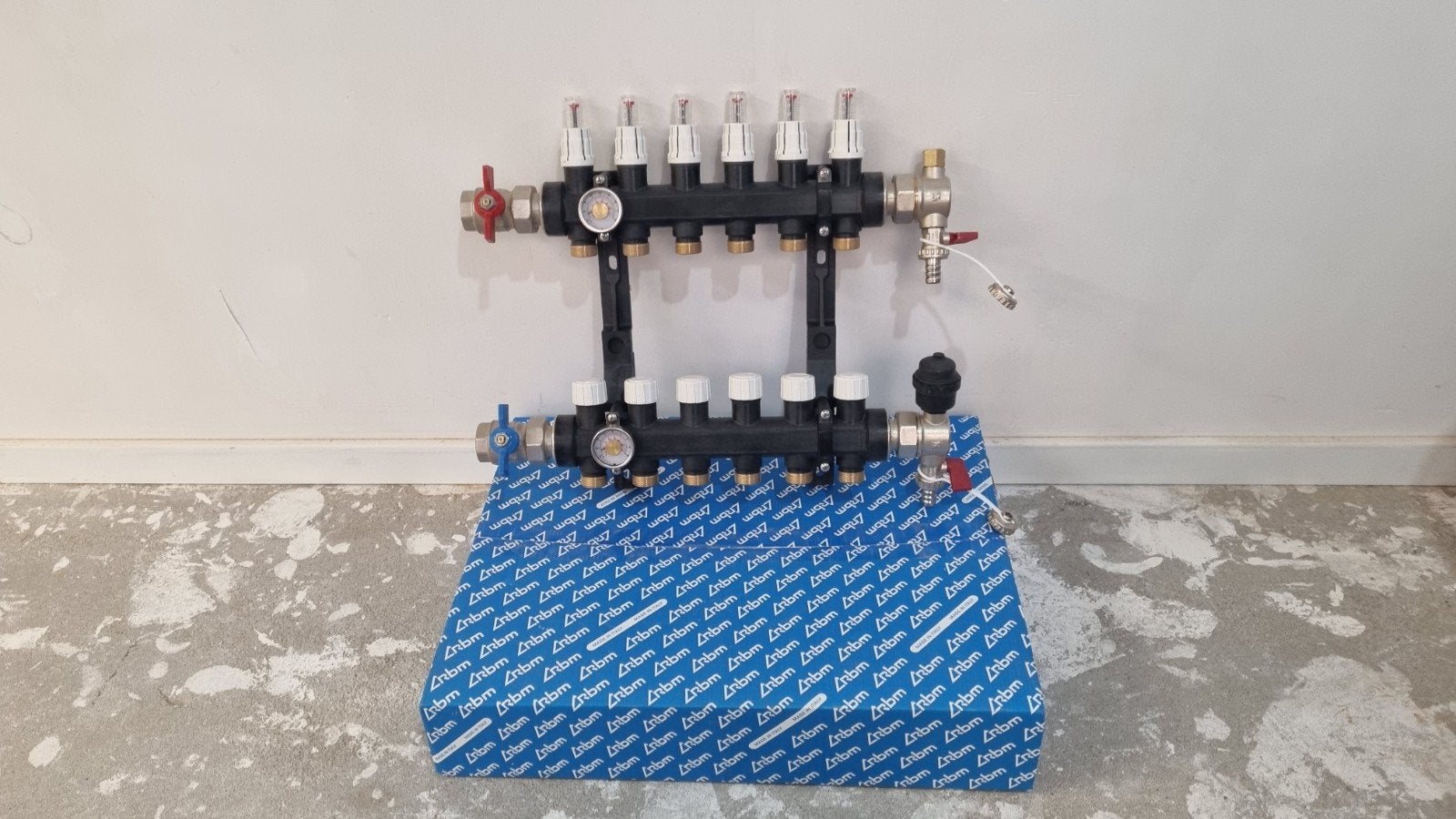 Vloerverwarming verdeler RBM Benelux 6 groepen, Minder dan 30 cm, Overige typen, Nieuw, Minder dan 60 cm