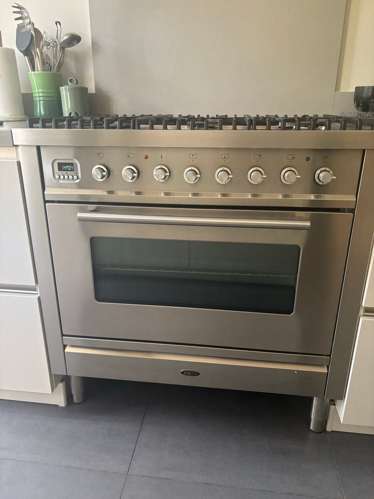 Boretti Fornuis met Gas Kookplaat en Oven, Witgoed en Apparatuur, Fornuizen, Ophalen, Gebruikt, 60 cm of meer, Gas