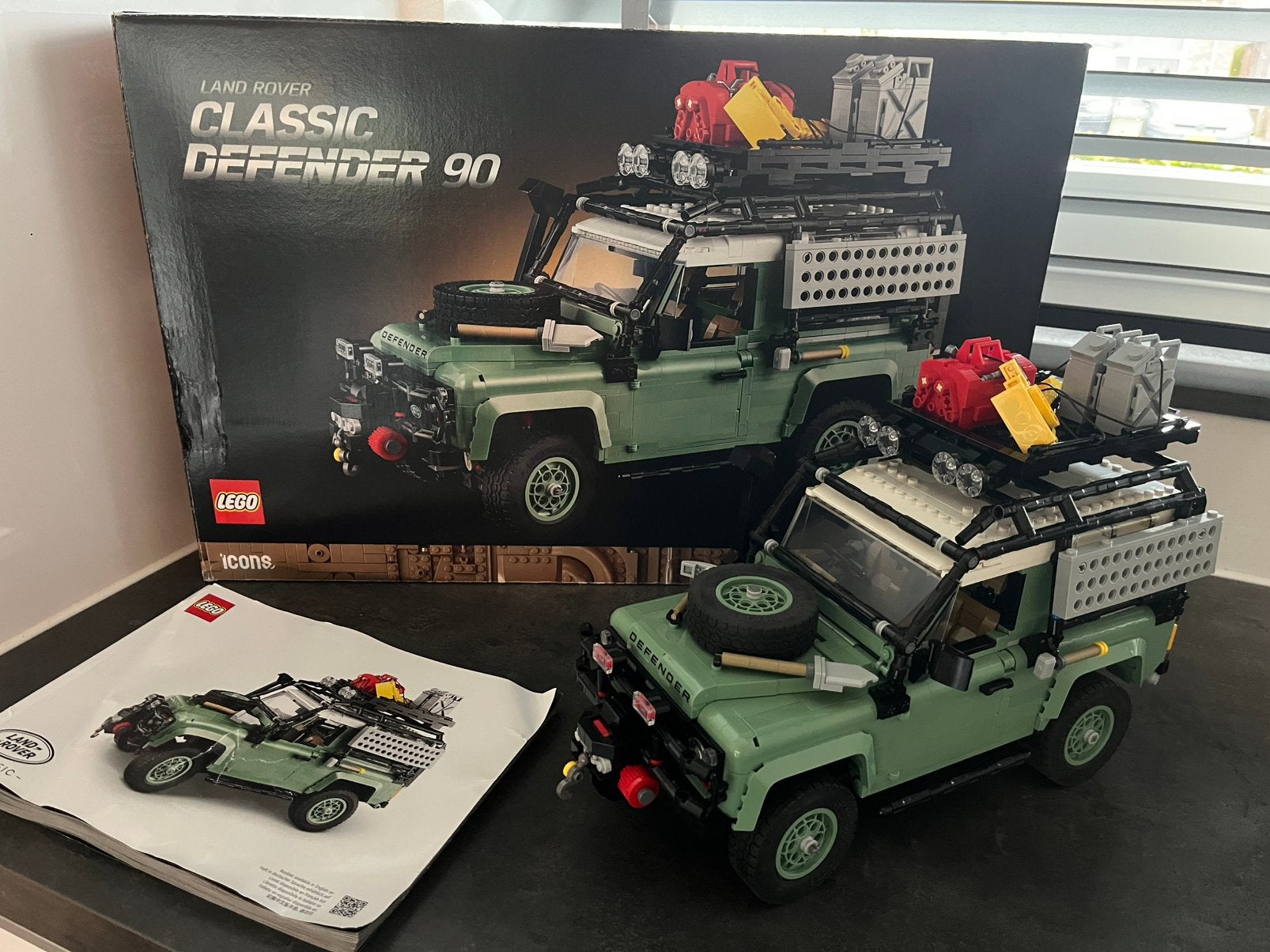 Lego 10317 Land Rover Defender Classic 90 Icons, Kinderen en Baby's, Speelgoed | Duplo en Lego, Ophalen of Verzenden, Zo goed als nieuw