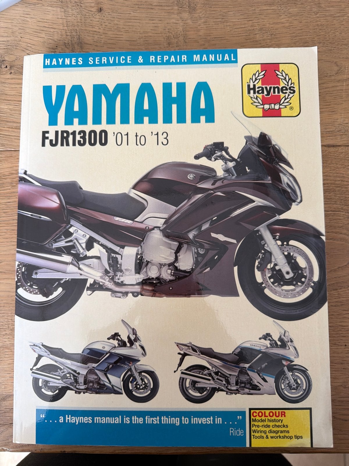 Haynes Service & Repair Manual Yamaha FJR1300 ('01-'13), Motoren, Handleidingen en Instructieboekjes, Ophalen of Verzenden, Yamaha