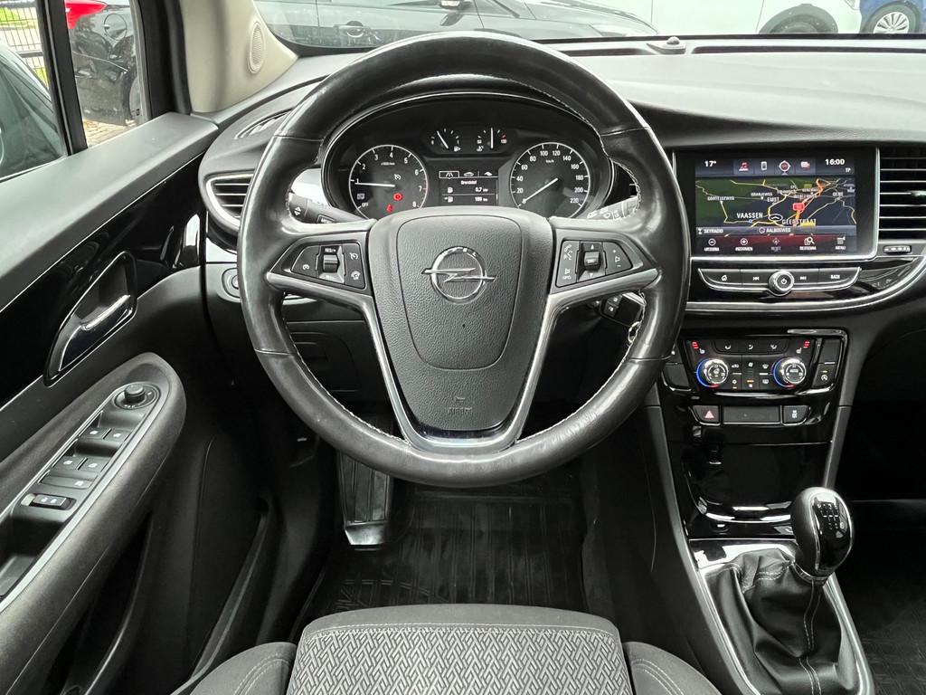 Opel Mokka X 1.4 Turbo 140PK Trekhaak,Navi,Clima,Cruise,Isof, Auto's, Opel, Voorwielaandrijving, Stof, Gebruikt, Zwart