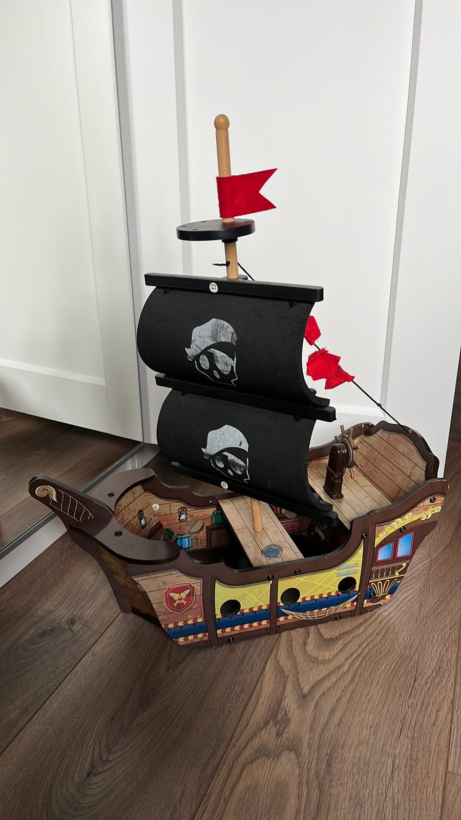 Houten piratenboot, Ophalen of Verzenden, Gebruikt