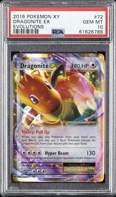 Dragonite psa 10!!! Pokémon, Ophalen of Verzenden, Nieuw, Losse kaart, Foil