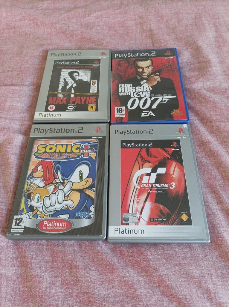 PS2 Games: Max Payne, 007, Sonic, Gran Turismo 3, Spelcomputers en Games, Games | Sony PlayStation 2, Gebruikt, Overige genres