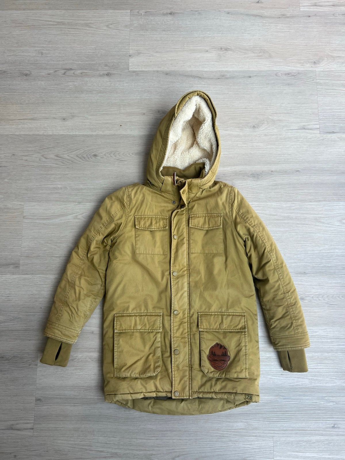 Stoere winterjas van Z8 met teddy voering maat 140/146, Ophalen of Verzenden, Gebruikt, Jongen