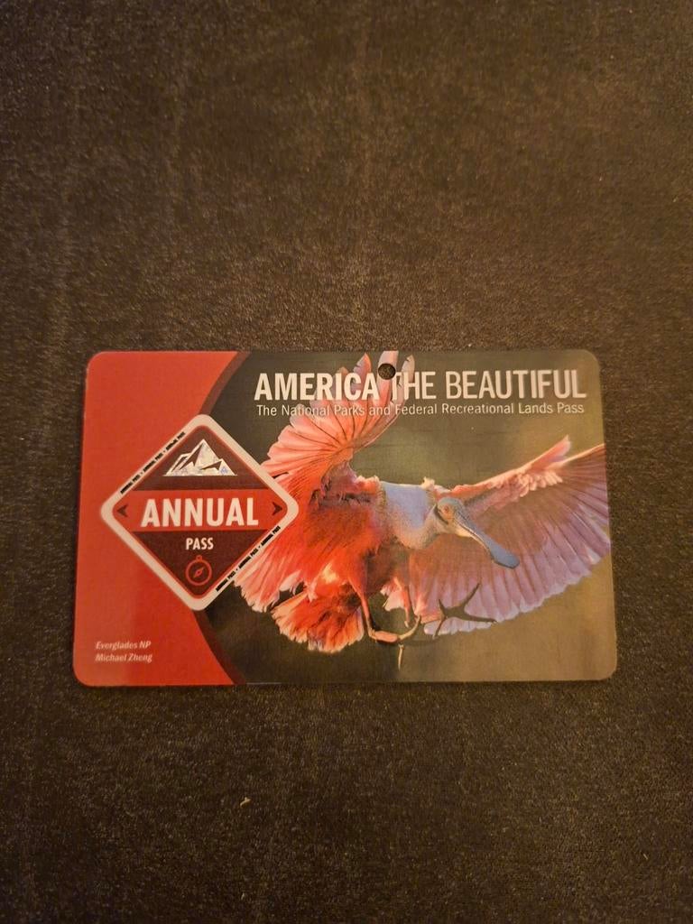 America the beautiful pass park pas, nationaale parken, Drie personen of meer, Ticket of Toegangskaart