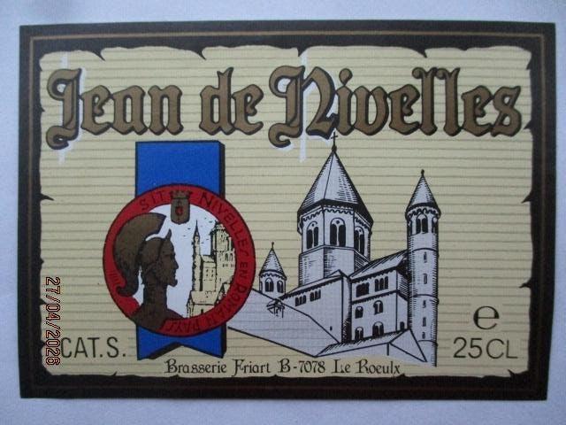 bieretiket Belgie 3-5 (i31) friart, Ophalen of Verzenden, Gebruikt, Overige typen, Overige merken