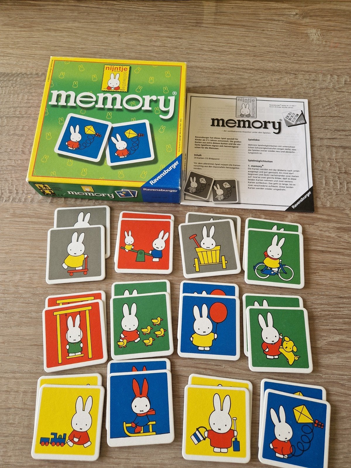 nijntje memory - compleet en netjes!, Ophalen of Verzenden, Zo goed als nieuw, Ravensburger