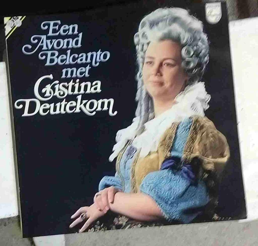 Cristina Deutekom LP 's DVD Christina Cristine, Overige typen, Ophalen of Verzenden, Zo goed als nieuw, 12 inch