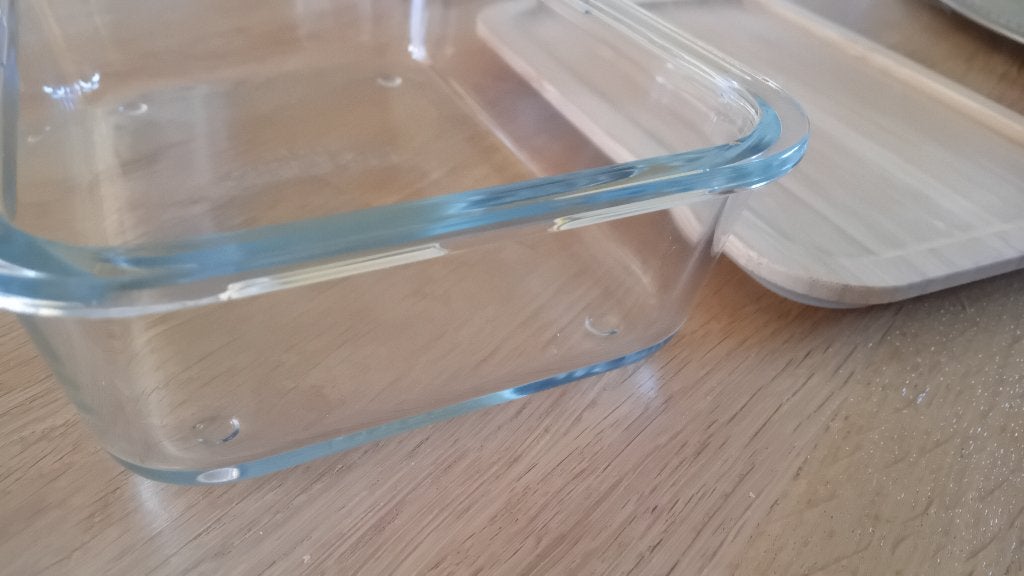 Glazen bakjes 2x, Ophalen, Nieuw, Glas