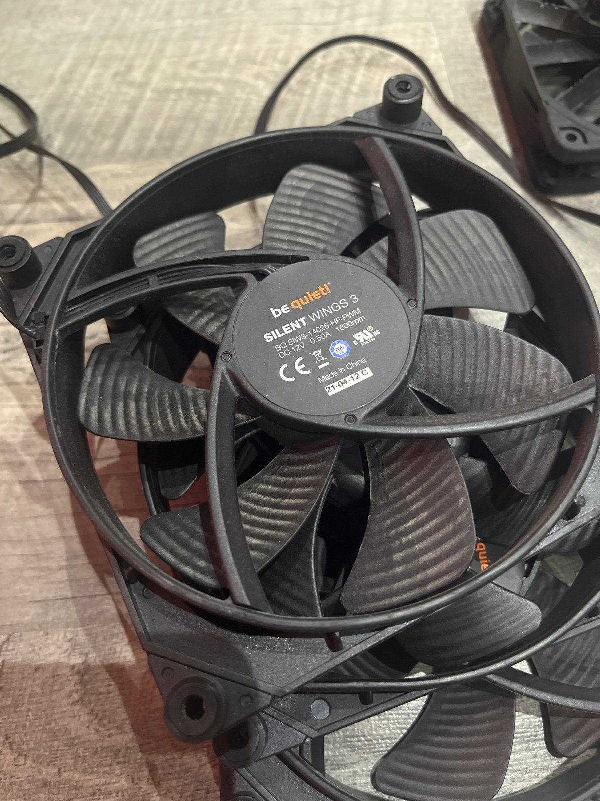 3x Be Quiet! Silent Wings 3 140mm fans, Computers en Software, Computerkoelers, Ophalen of Verzenden, Zo goed als nieuw, Luchtkoeling