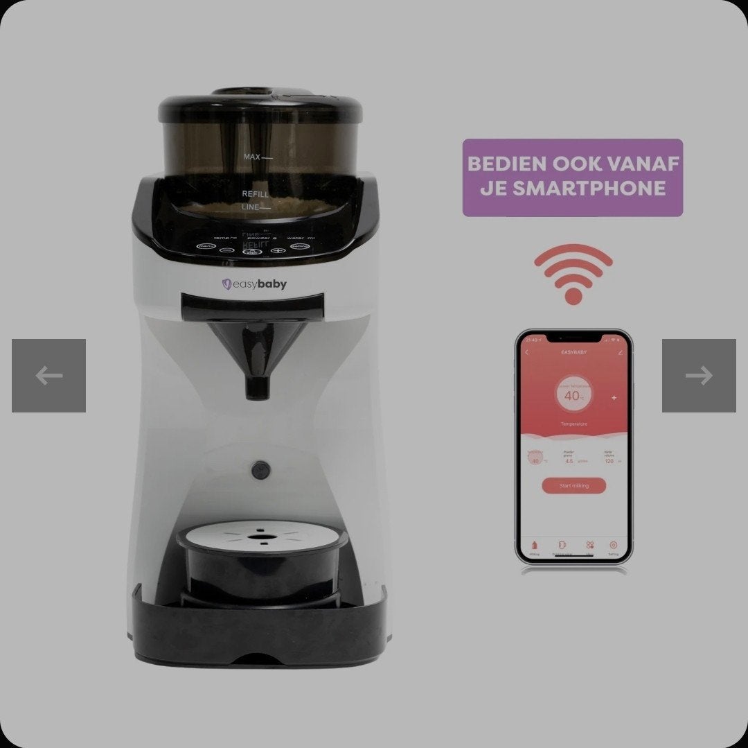 Easybaby Milk Maker - Zo goed als nieuw.  Zsm ophalen., Automatisch, Ophalen of Verzenden, Zo goed als nieuw, Flessenmaker