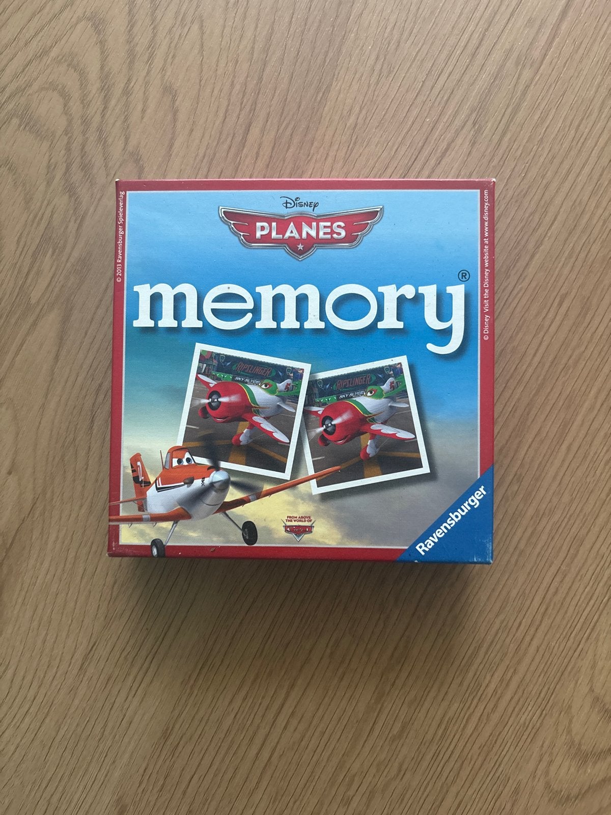 Disney Planes Memory spel van Ravensburger, Een of twee spelers, Ophalen of Verzenden, Gebruikt