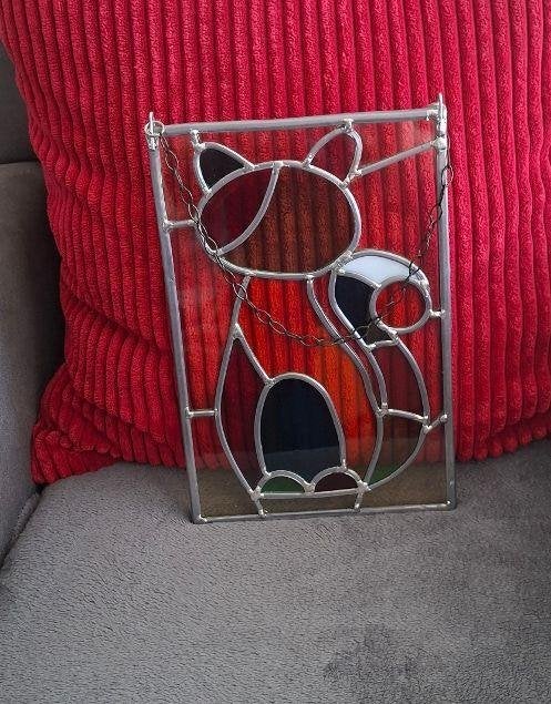 Glas in lood, raamhanger, Ophalen of Verzenden
