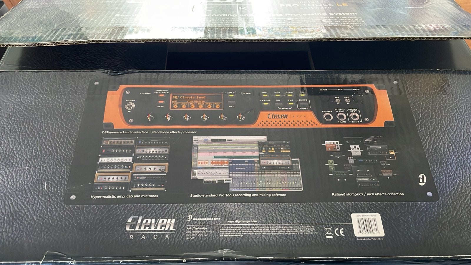 Eleven Rack DSP-aangedreven audio-interface/effectprocessor, Ophalen, Zo goed als nieuw, Multi-effect