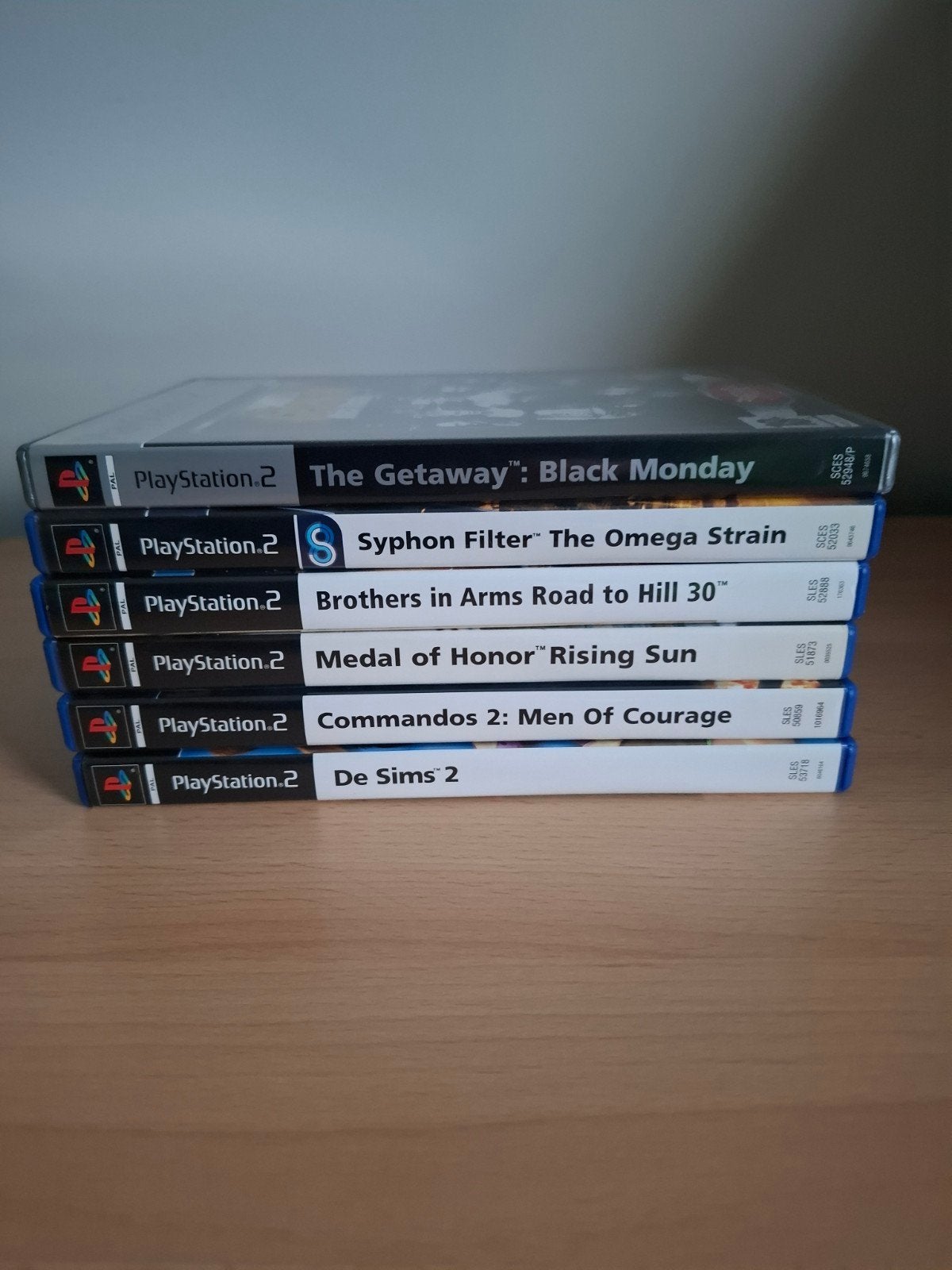 PS2 GameBundel: The Getaway, Syphon Filter, Brothers in Arm, Online, Gebruikt, Shooter, 1 speler