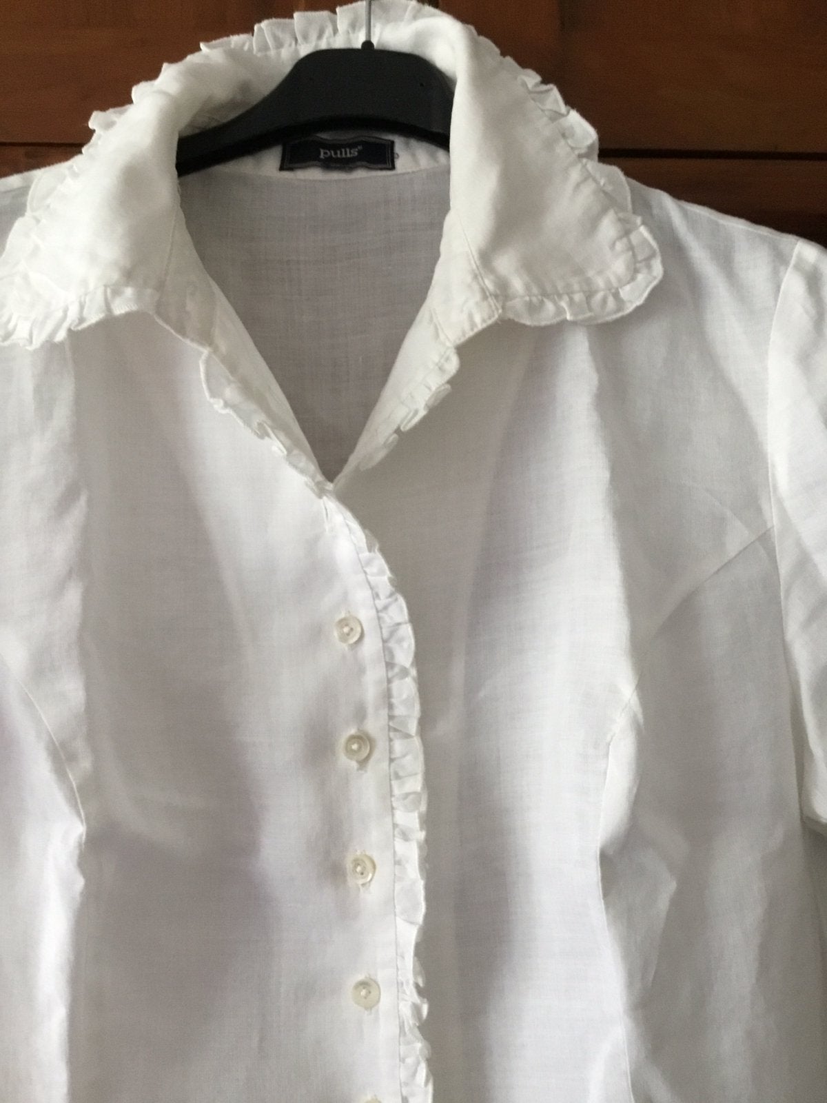 Dames blouse linnen PULLS, MAAT 40, Ophalen of Verzenden, Zo goed als nieuw, Maat 38/40 (M), Blauw