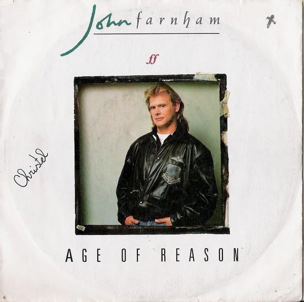 John Farnham - The Age of Reason (Single), Cd's en Dvd's, Vinyl Singles, Gebruikt, Pop, Fotohoes, Ophalen of Verzenden