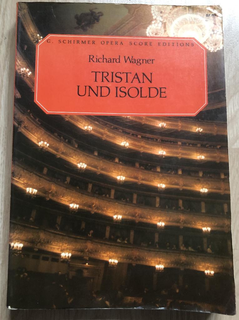 RICHARD WAGNER - TRISTAN UND ISOLDE - PIANO SCORE, Klassiek, Ophalen of Verzenden, Zo goed als nieuw, Artiest of Componist