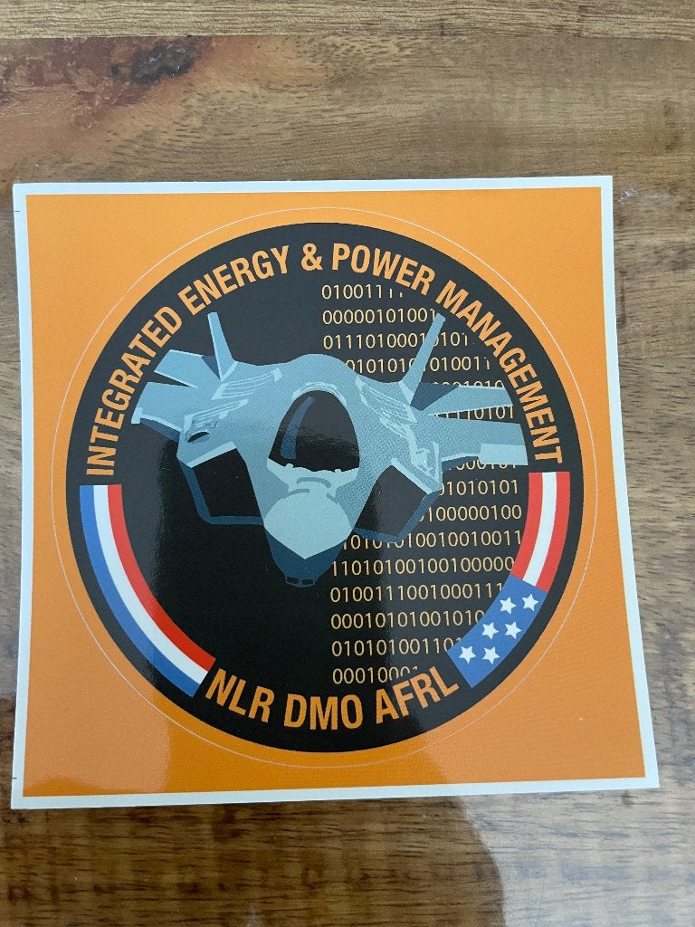 Luchtmacht sticker F35 stickers, Ophalen of Verzenden, Luchtmacht, Nederland, Embleem of Badge