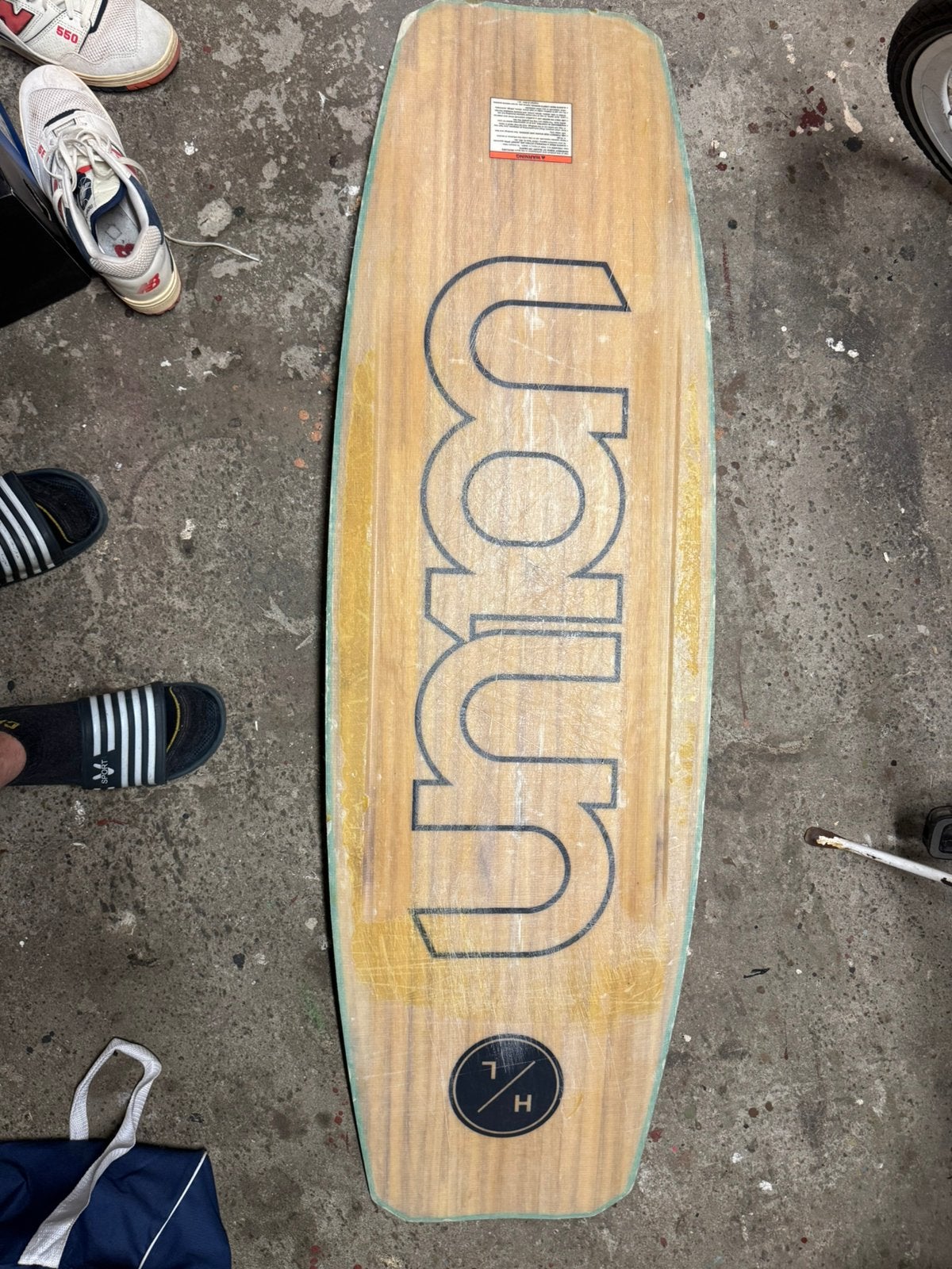 Wakeboard met bindingen, Watersport en Boten, Wakeboarden, Ophalen of Verzenden, Gebruikt, Board en Schoenen