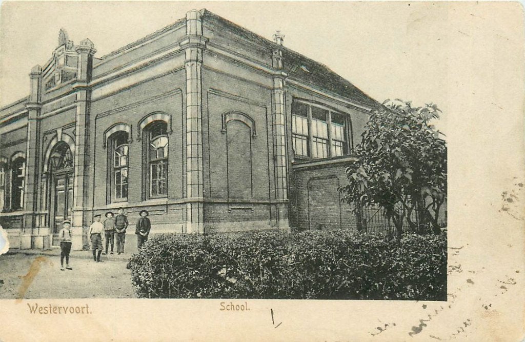 702-038-003 Westervoort School, Verzenden, Voor 1920, Gelderland