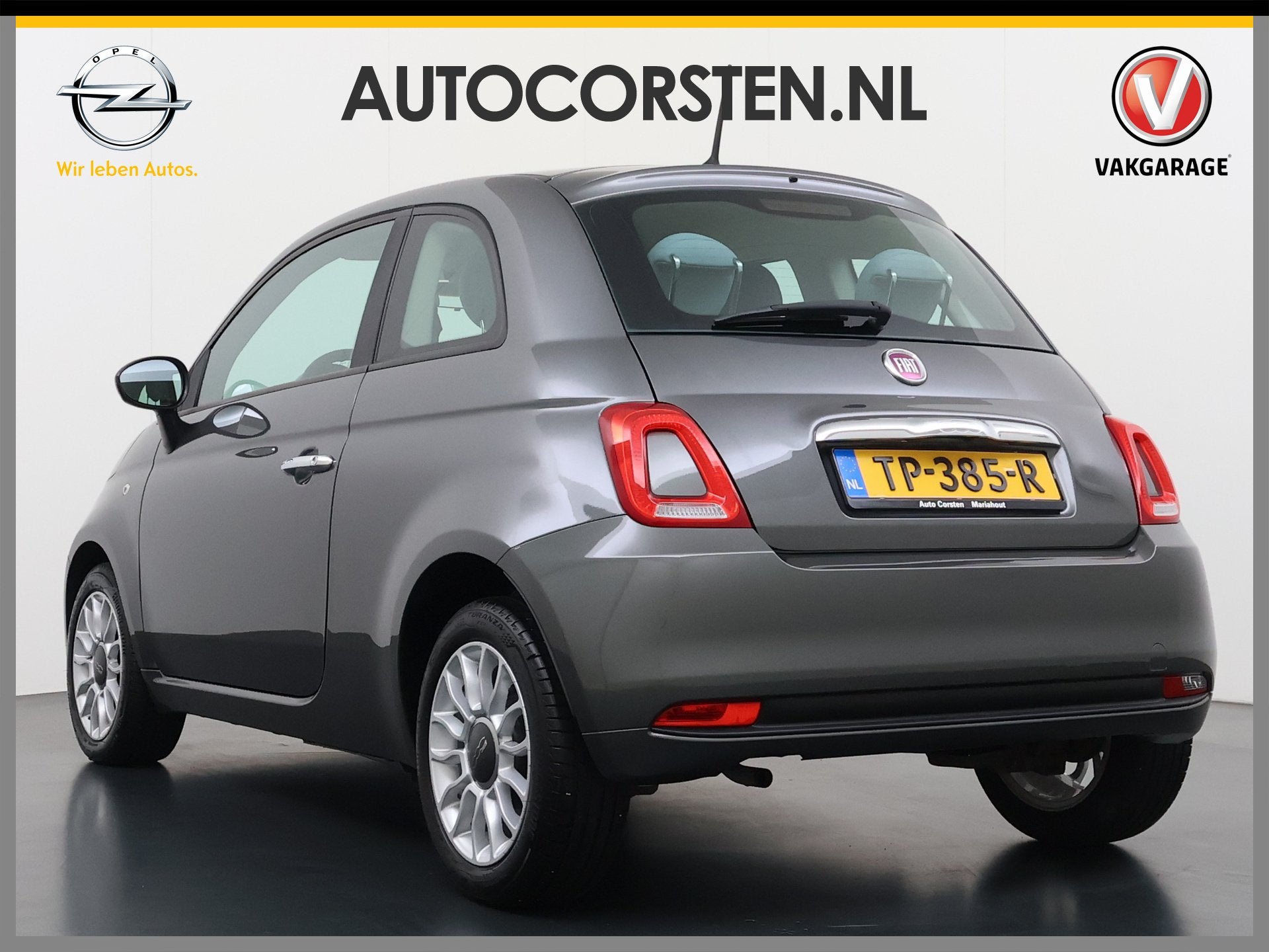 Fiat 500 1.0 TwinAir Airco Cruise Control Isofix PopStar Lmv, Voorwielaandrijving, Start-stop-systeem, Stof, Gebruikt