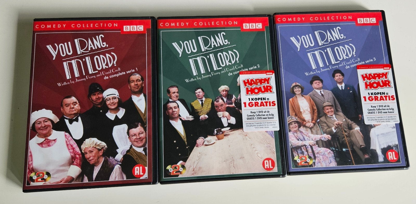 You Rang, M'Lord? Complete Serie 1 t/m 3, Engels, Verzenden, Alle leeftijden, Nederlands