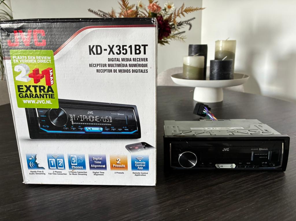 JVC KD-X351BT autoradio bluetooth, Ophalen of Verzenden, Nieuw