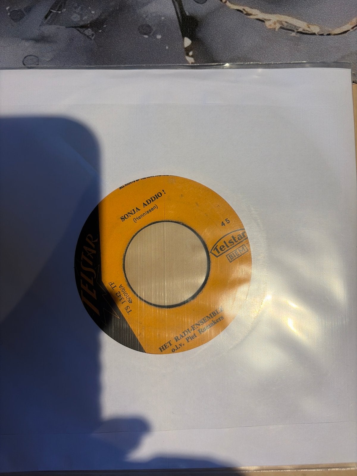 Het Radi-Ensemble - Sonja Addio! (Hennissen) - Telstar, Gebruikt, Originele persing, 7 inch, Ophalen of Verzenden