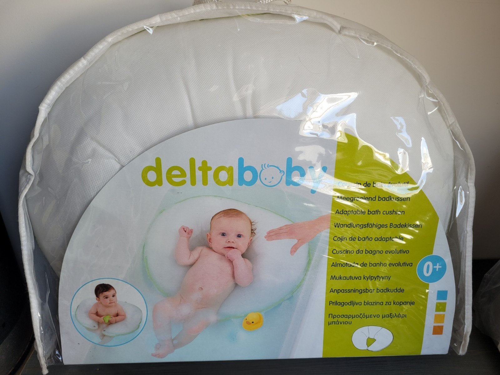 Delta Baby Meegroei Badkussen - Comfortabel en Veilig, Kinderen en Baby's, Zo goed als nieuw, Badzitje of Badring, Standaard, Ophalen
