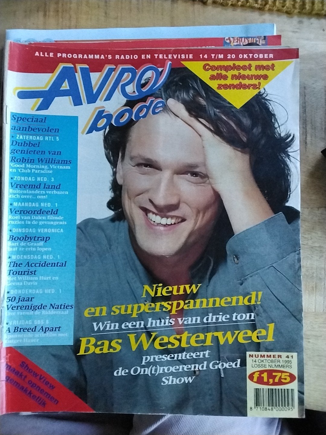 AVRO Bode Magazine 1995 - Bas Westerweel Cover, Ophalen of Verzenden, Gelezen, Muziek, Film of Tv