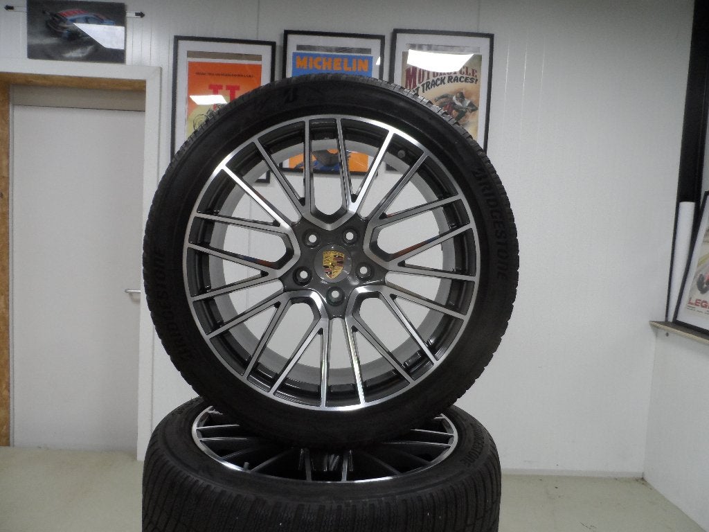 21 inch origineel Porsche Cayenne 9YA vanaf 2017 winter set, Gebruikt, Duitsland, Banden en Velgen, Porsche