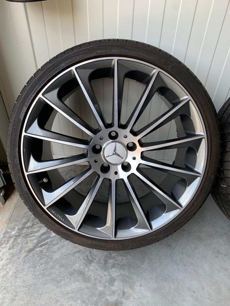 20 inch Mercedes amg velgen 5x112, Ophalen, 20 inch, Zomerbanden, Velg(en)