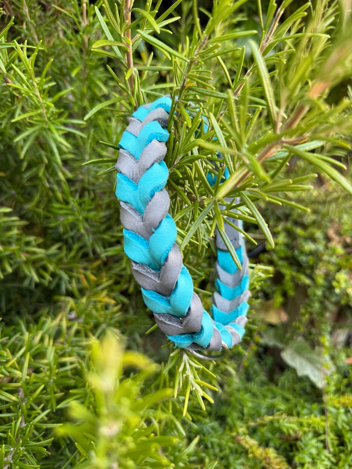 Handgemaakte leren halsband, Dieren en Toebehoren, Ophalen of Verzenden, Handgemaakt, Nieuw