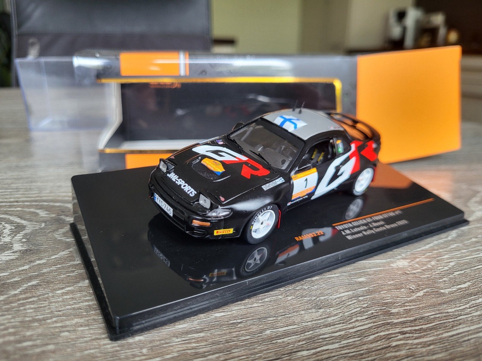 Toyota Celica GR schaal 1:43, Ophalen of Verzenden, Zo goed als nieuw, Auto, Overige merken