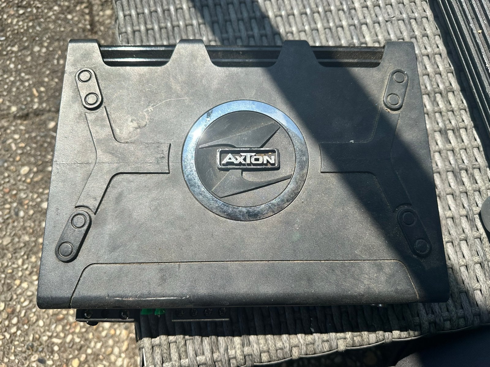 Axton A2180 Versterker werking onbekend, Auto diversen, Ophalen, Gebruikt