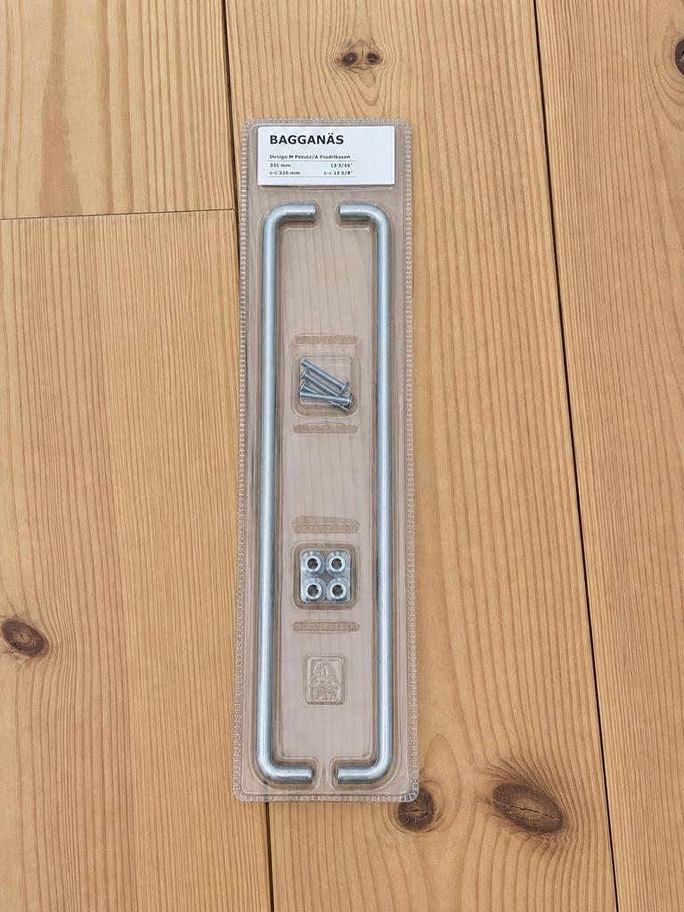 IKEA Bagganäs handgreep 335mm, Ophalen of Verzenden, Nieuw, Rvs, Overige typen
