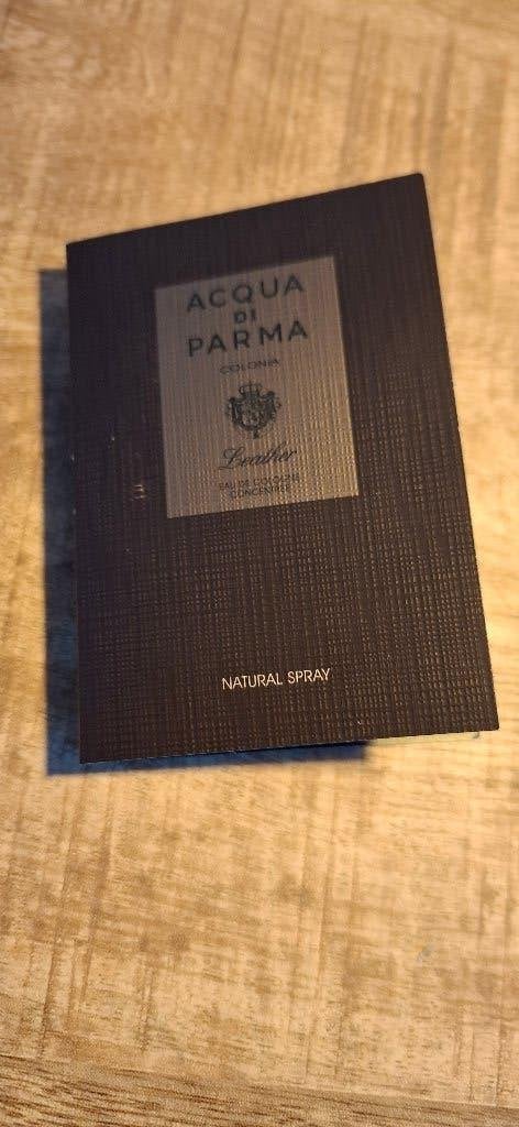 proefje Acqua di Parma colonia Leather, Sieraden, Tassen en Uiterlijk, Verzenden, Nieuw