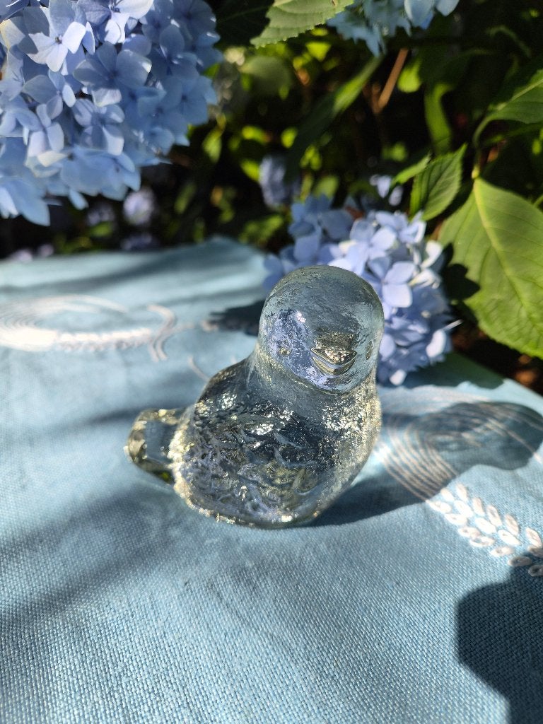Pukeberg Zweden Artglas Vogeltje design bij A. Kärrstrand, Ophalen of Verzenden