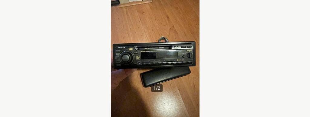 Sony Auto Radio Minidisc 4x35 Watt met boekje., Ophalen, Zo goed als nieuw