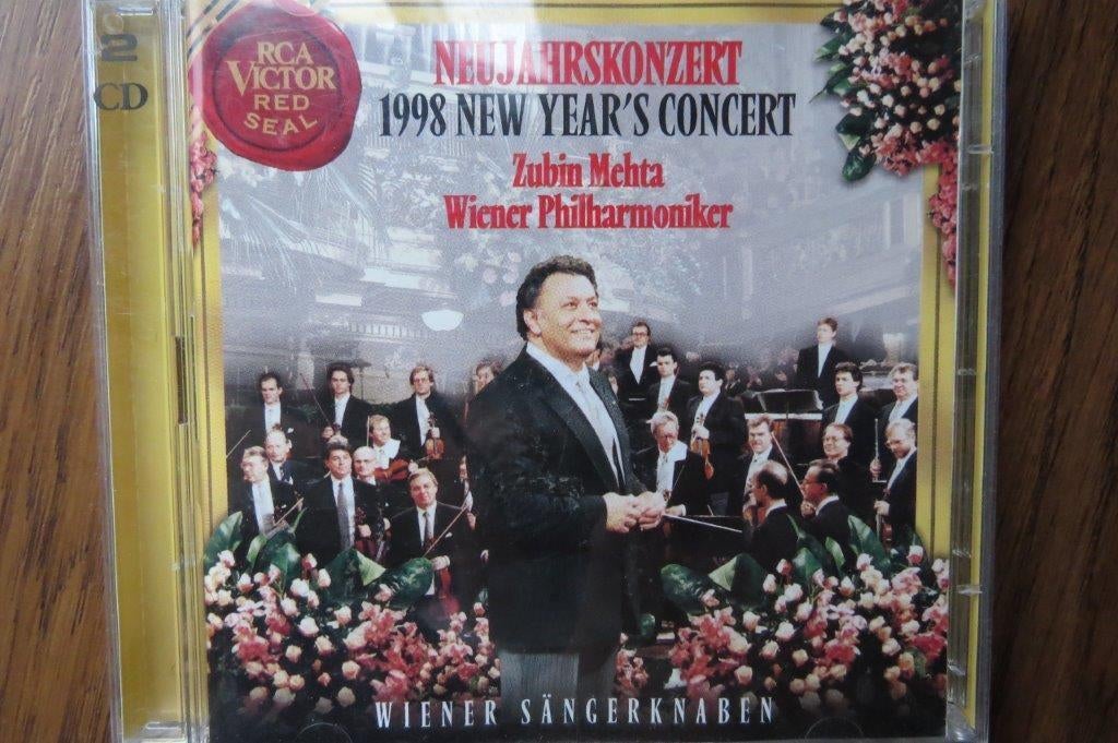 2Cd Nieuwjaarsconcert 1998 Zubin Mehta Wiener Philharmoniker, Ophalen of Verzenden, Classicisme, Zo goed als nieuw, Kamermuziek