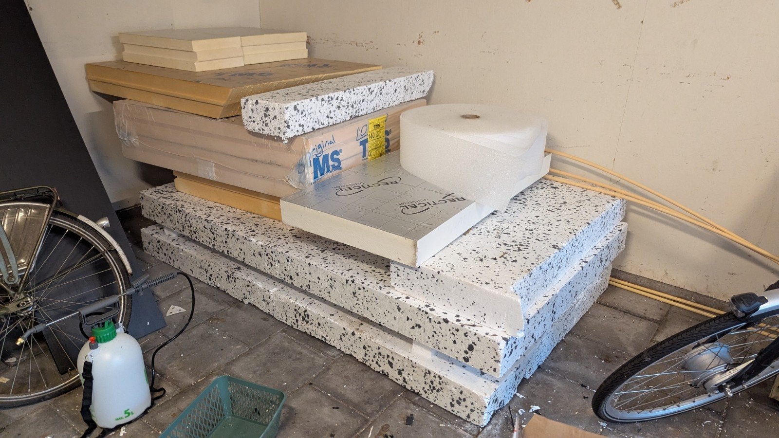 Isolatiemateriaal EPS en PIR restpartij, Ophalen, Dakisolatie, 10 tot 15 m², 12 cm of meer