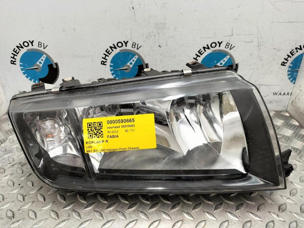 SKODA FABIA KOPLAMP R 6Y1941016H 2002, Ophalen of Verzenden, Gebruikt, ARN erkend