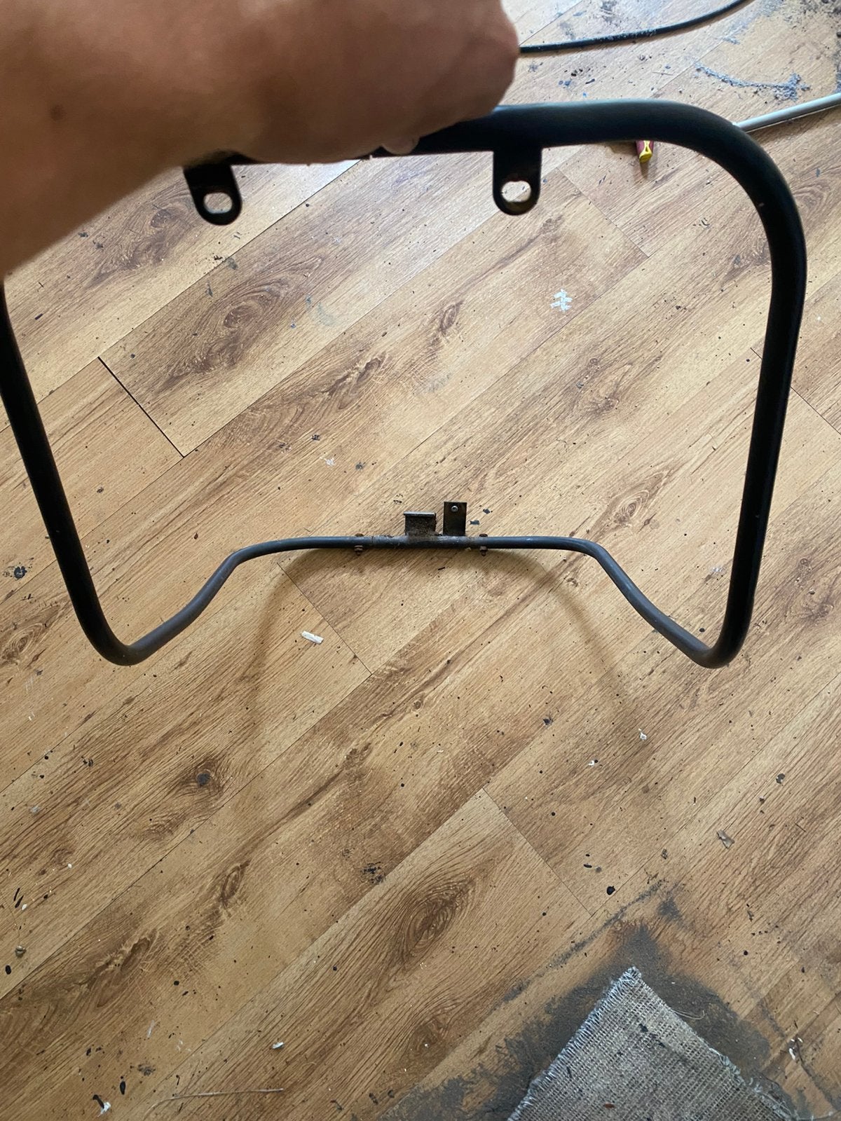 Vespa lx/s 50 mat zwarte voorvalbeugel - is ooit gespoten, Ophalen, Gebruikt, Overige typen, Vespa