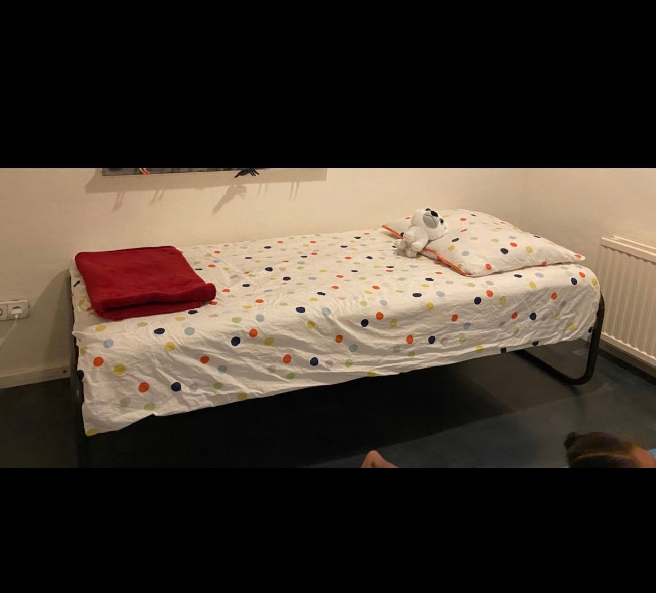 Bed met matras gratis, Huis en Inrichting, Ophalen of Verzenden, Zo goed als nieuw, Eenpersoons, 90 cm