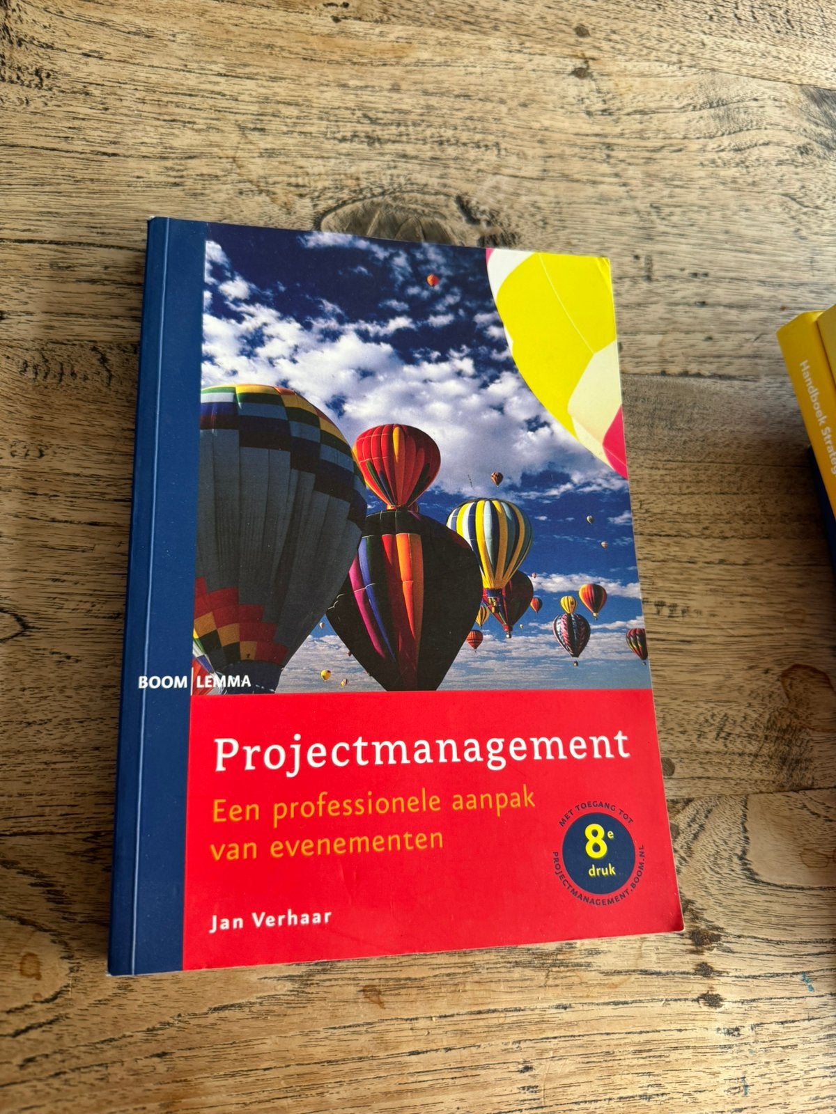 Boek projectmanagement Jan Verhaar 8e druk, Ophalen of Verzenden, Beta, Zo goed als nieuw, HBO